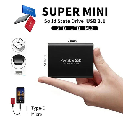 Niki | Niki Portable SSD | USB Type C 3.1 Speed | Up to 128GB Storage