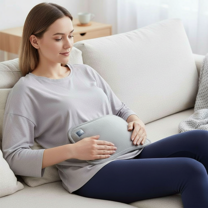 Niki | Portable Graphene Heating Pad | USB Rechargeable | 3 Temperature Levels | Ergonomic Hand & Belly Warmer | Includes Intelligent Auto Shut-Off
