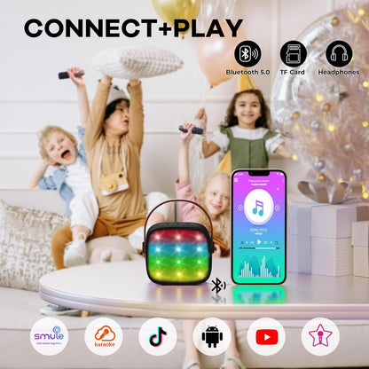 Niki | Veylo Portable Karaoke Speaker with 2 Wireless Mics