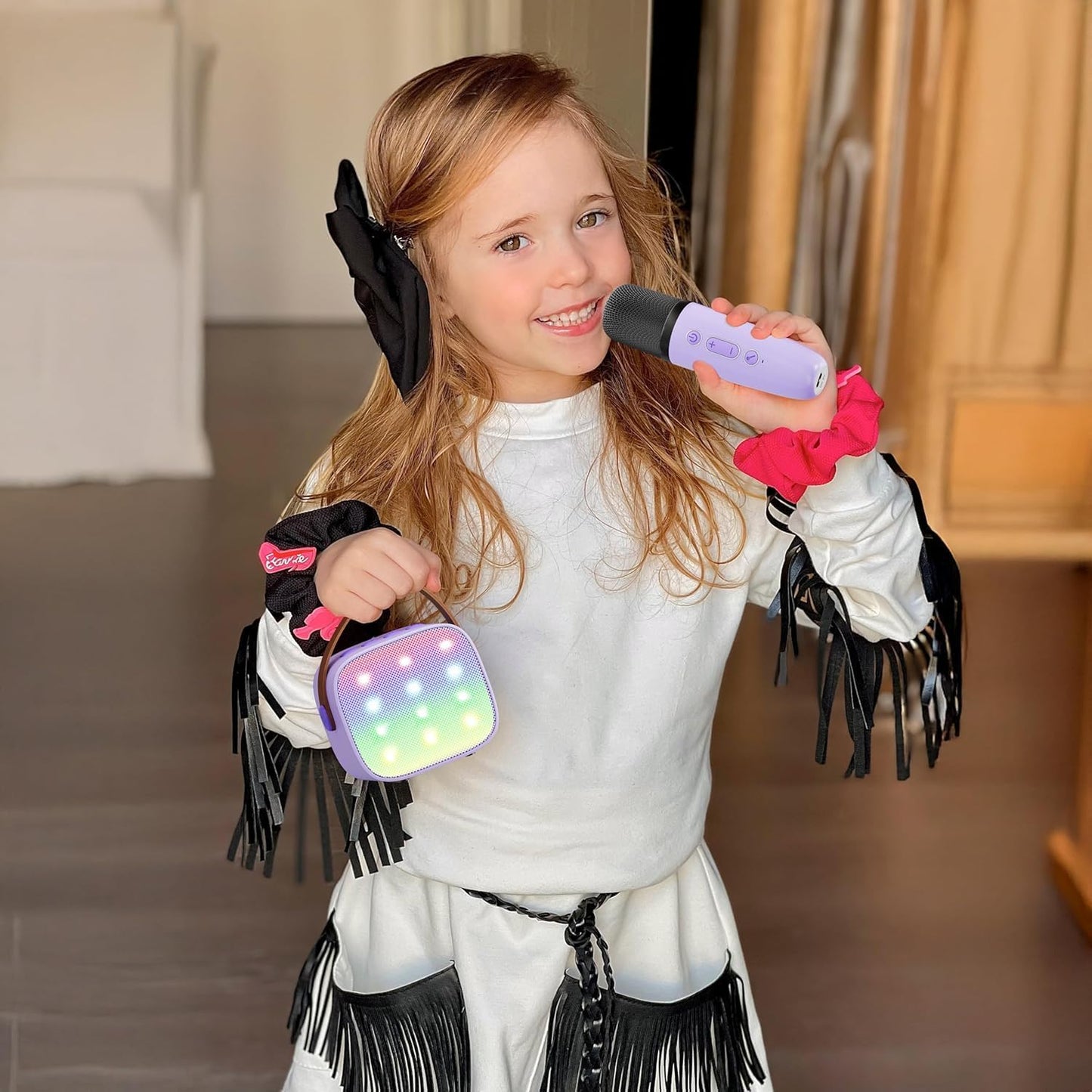 Niki | Veylo Portable Karaoke Speaker with 2 Wireless Mics