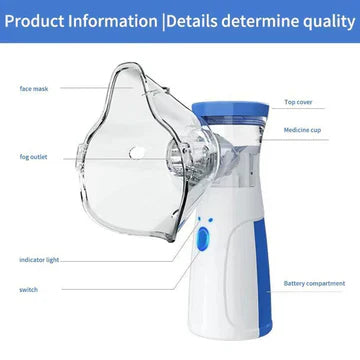 Niki | Portable Mini Mesh Nebulizer Adult & Kids