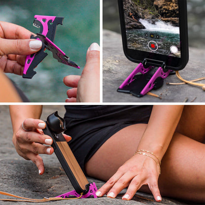 Niki | Portable Phone Stand for Perfect Pictures - SnapFold