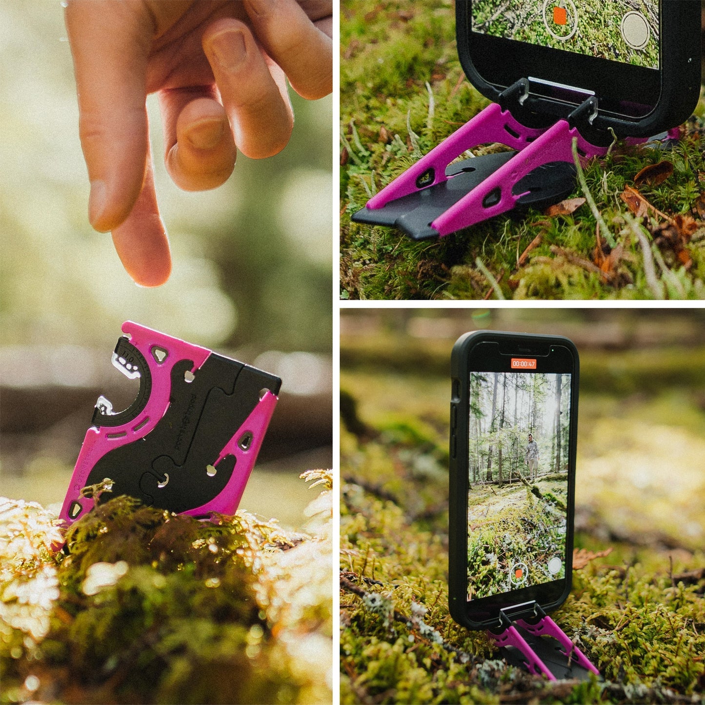 Niki | Portable Phone Stand for Perfect Pictures - SnapFold