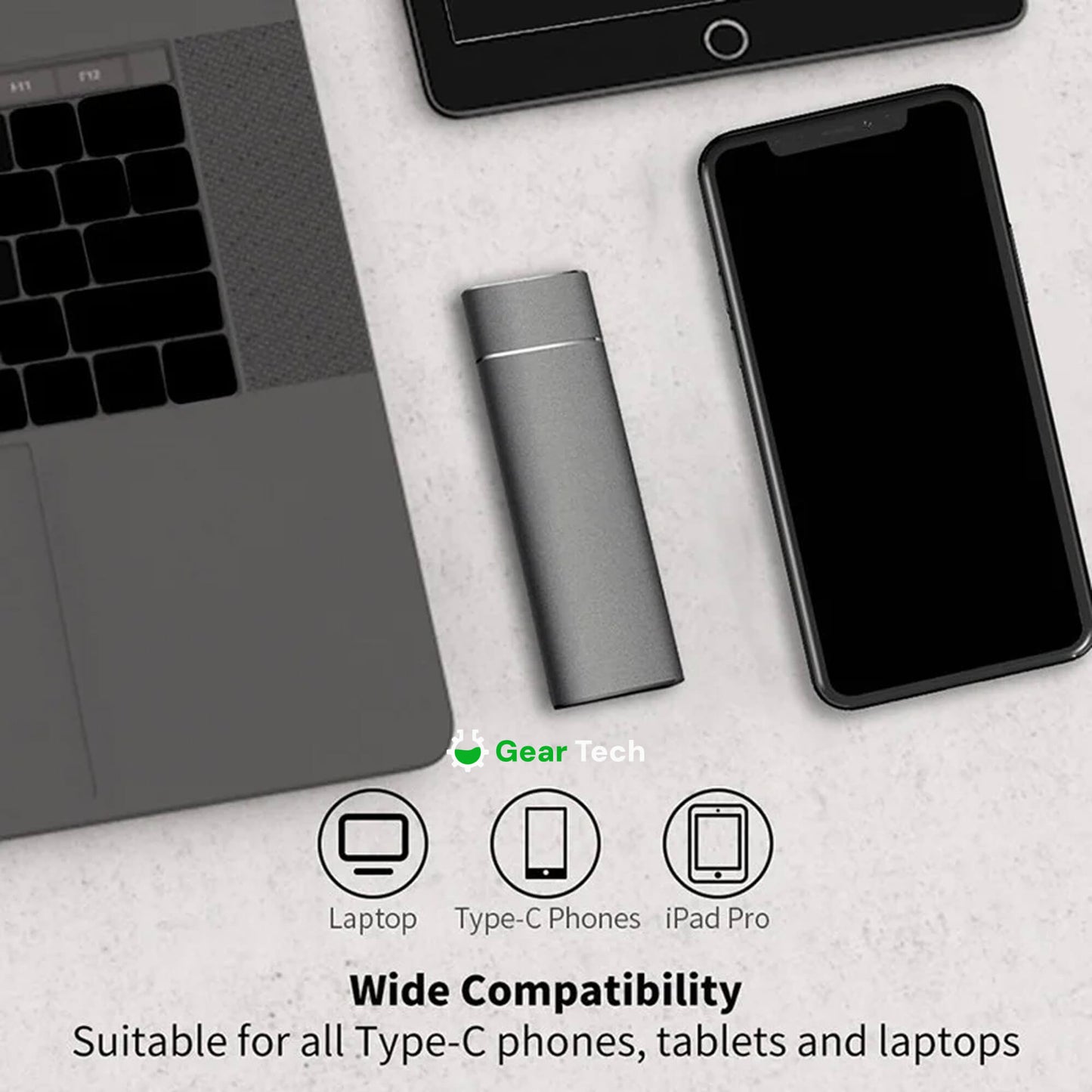 Niki | Portable SSD for large storage – 5TB external hard drive with lightning-fast transfer speed