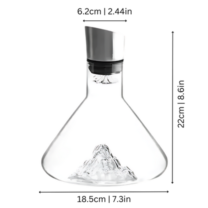 Niki | Premium Wine Decanter | Lead-Free Crystal with Rapid Aeration & Filtration for Enhanced Tasting Experience