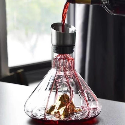 Niki | Premium Wine Decanter | Lead-Free Crystal with Rapid Aeration & Filtration for Enhanced Tasting Experience
