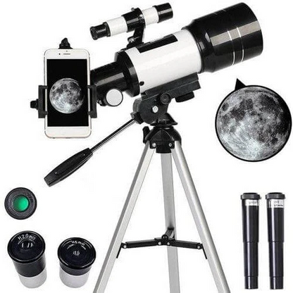 Niki | Astronomy Telescope | 70mm Aperture, 300mm Focus, Easy Setup