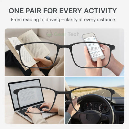 Niki | Progressive Multifocal Glasses for Clear Vision - German intelligent design for everyday use