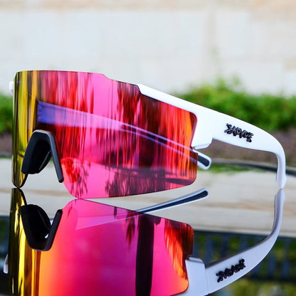Niki | ReflectRide Sports Sunglasses – Aerodynamic Cycling Glasses with UV Protection and Interchangeable Frame