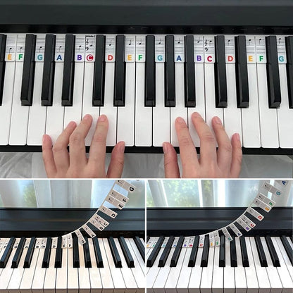 Niki | Silicone Piano Keyboard Key Labels for Learning