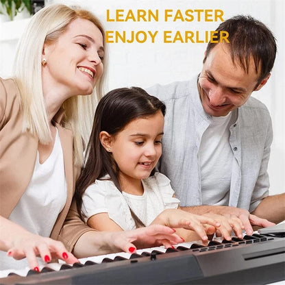 Niki | Silicone Piano Keyboard Key Labels for Learning