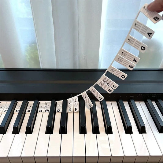 Niki | Silicone Piano Keyboard Key Labels for Learning