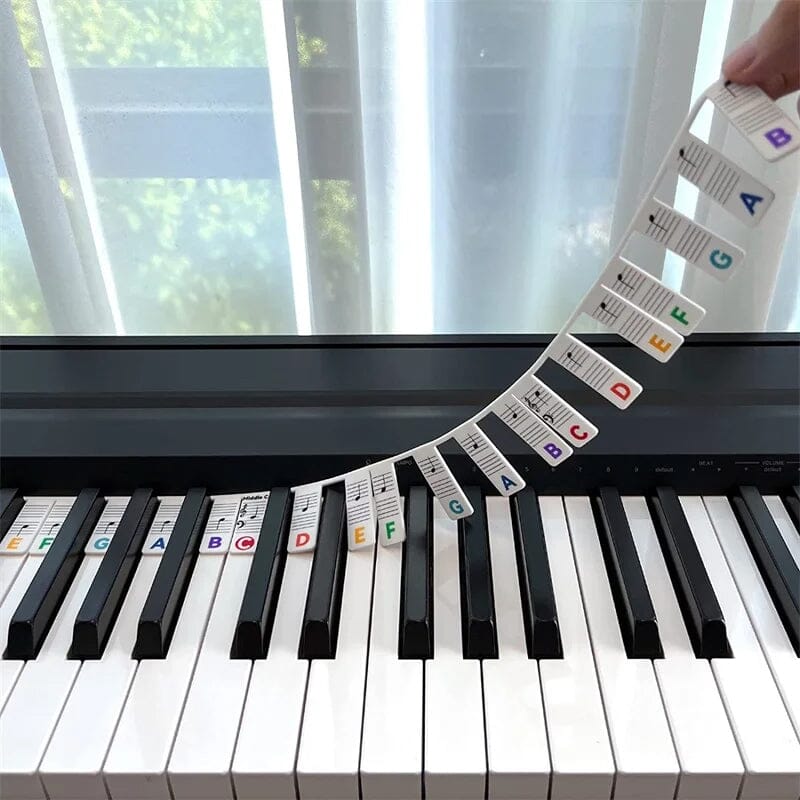 Niki | Silicone Piano Keyboard Key Labels for Learning
