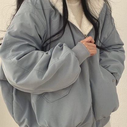 Niki | Cozy Reversible Hooded Jacket