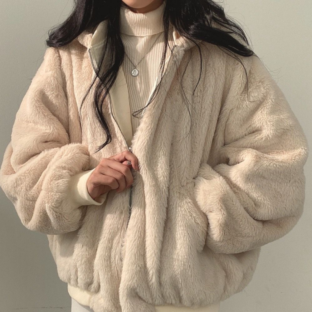 Niki | Cozy Reversible Hooded Jacket
