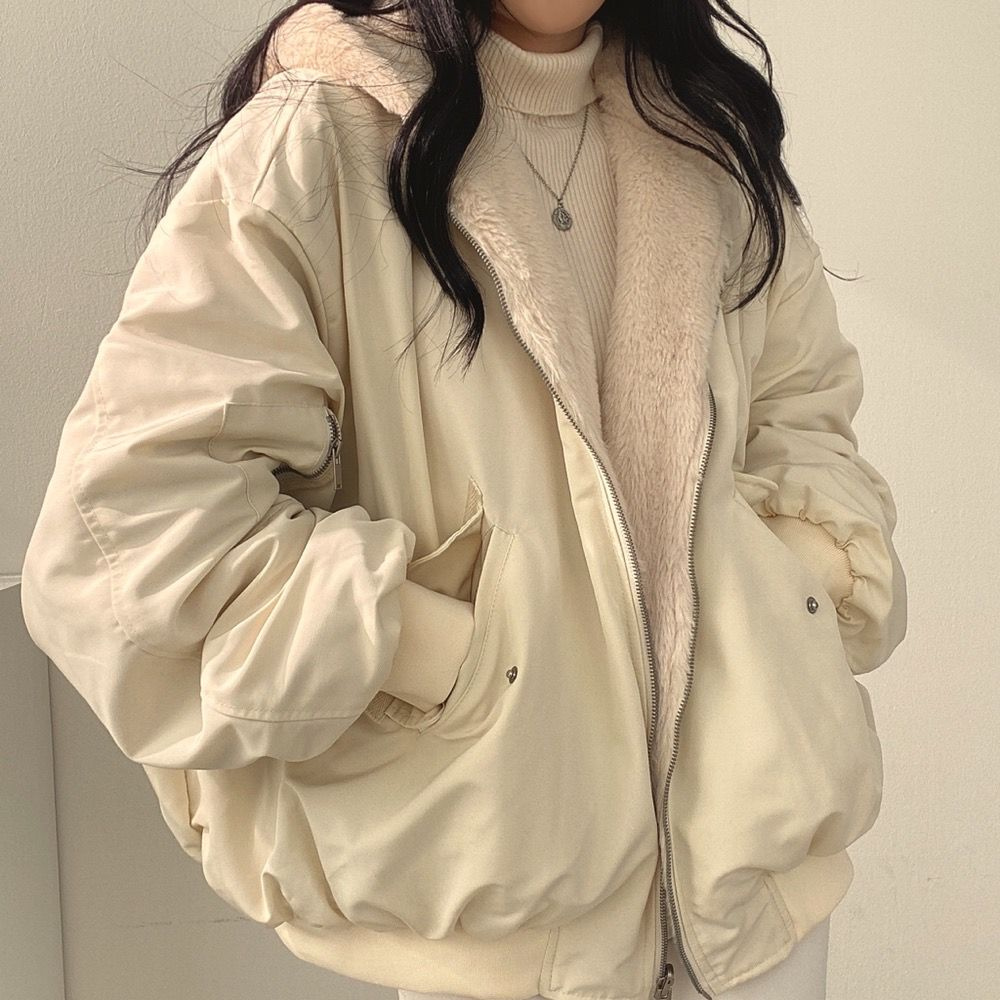 Niki | Cozy Reversible Hooded Jacket