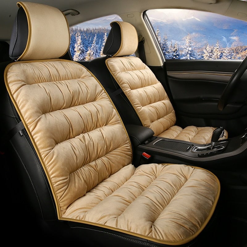 Niki | Plush Car Seat Pad | Soft, Ventilated Front Seat Cushion for Comfort