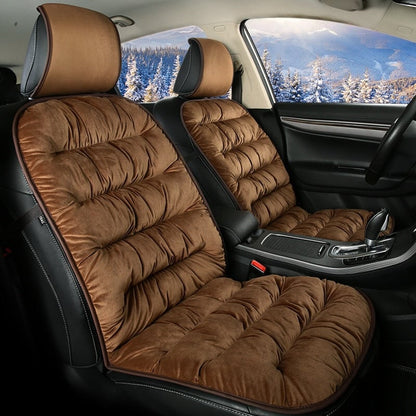 Niki | Plush Car Seat Pad | Soft, Ventilated Front Seat Cushion for Comfort