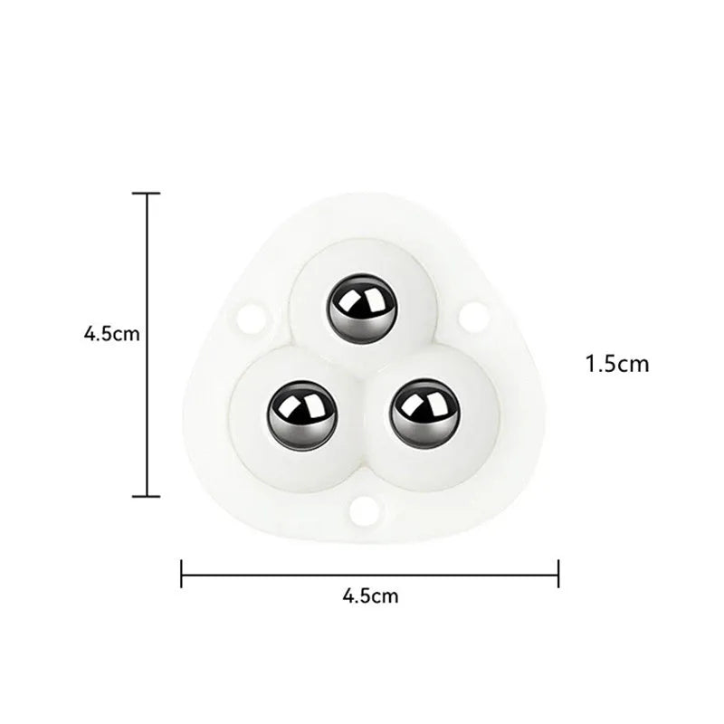 Niki | Self-adhesive fully swivel furniture moving wheels