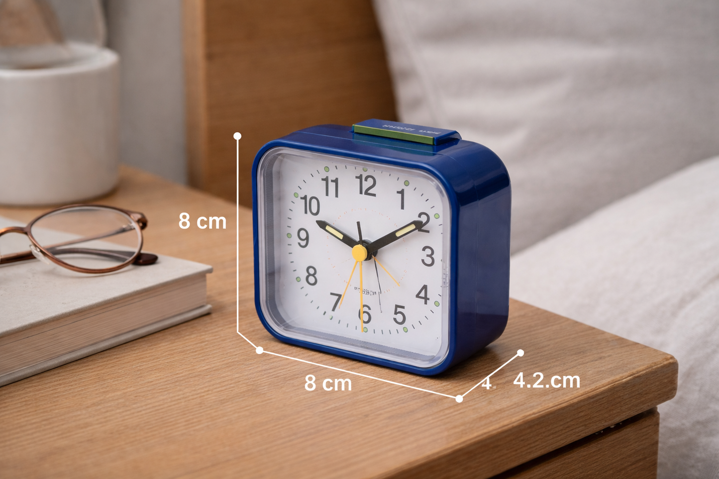 Niki | Silent & Peaceful Alarm Clock – Non-Ticking, Gentle Wake-Up Light, Snooze Function