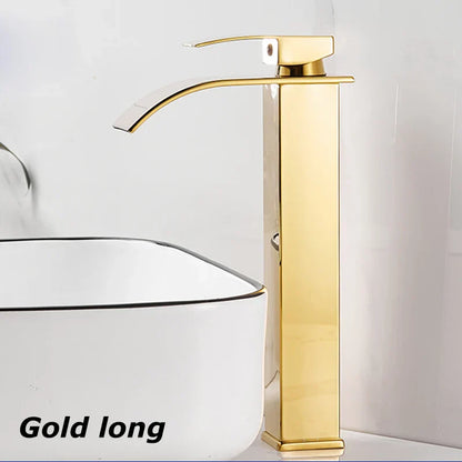 Niki Sink Mixer Aqualis Noir | Stainless Steel | Hot & Cold Water | For Bathroom & Guest Toilet