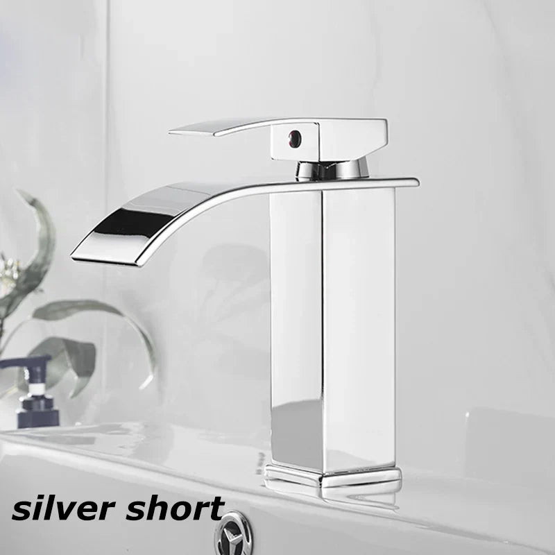 Niki Sink Mixer Aqualis Noir | Stainless Steel | Hot & Cold Water | For Bathroom & Guest Toilet