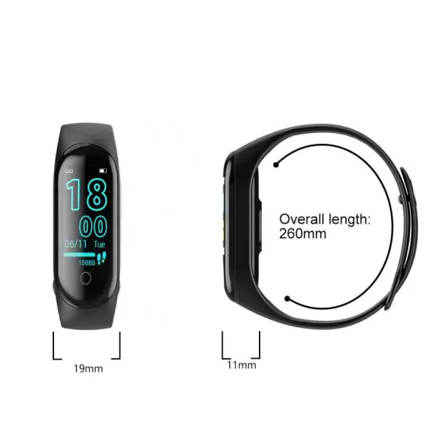 Niki | Smart fitness band with BP and HR monitor