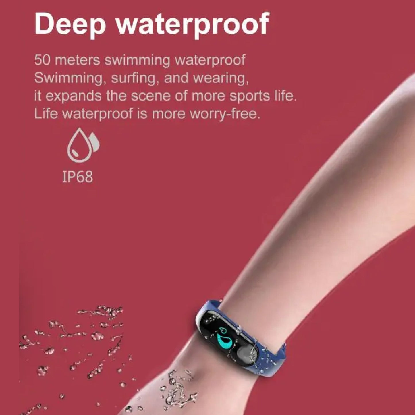 Niki | Smart fitness band with BP and HR monitor