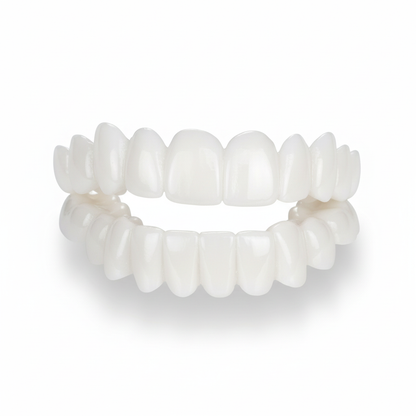 Niki | Smile Veneers | Customizable Cosmetic Tooth Covers | Medical Special Resin | Instant Smile Correction | Upper & Lower Jaw