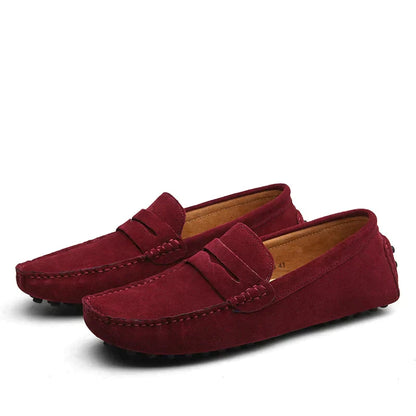 Genuine Suede Driving Shoes - Italian Inspired