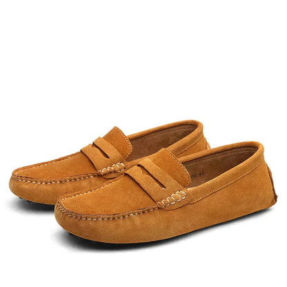 Genuine Suede Driving Shoes - Italian Inspired