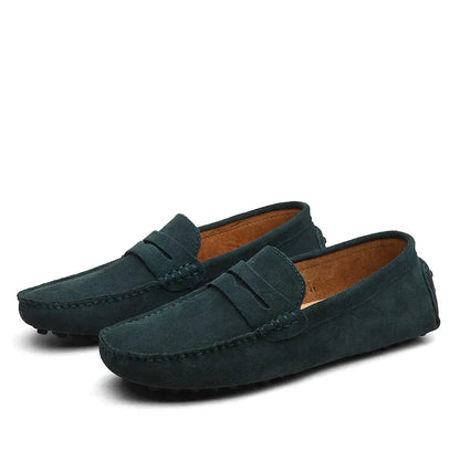 Genuine Suede Driving Shoes - Italian Inspired