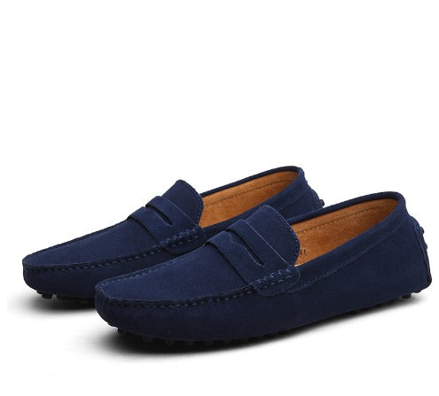 Genuine Suede Driving Shoes - Italian Inspired
