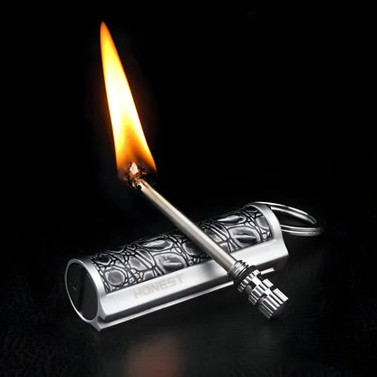 Niki | Waterproof Flint Lighter Keychain for Survival