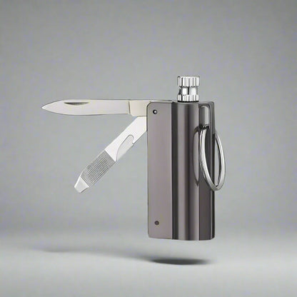 Niki | Waterproof Flint Lighter Keychain for Survival