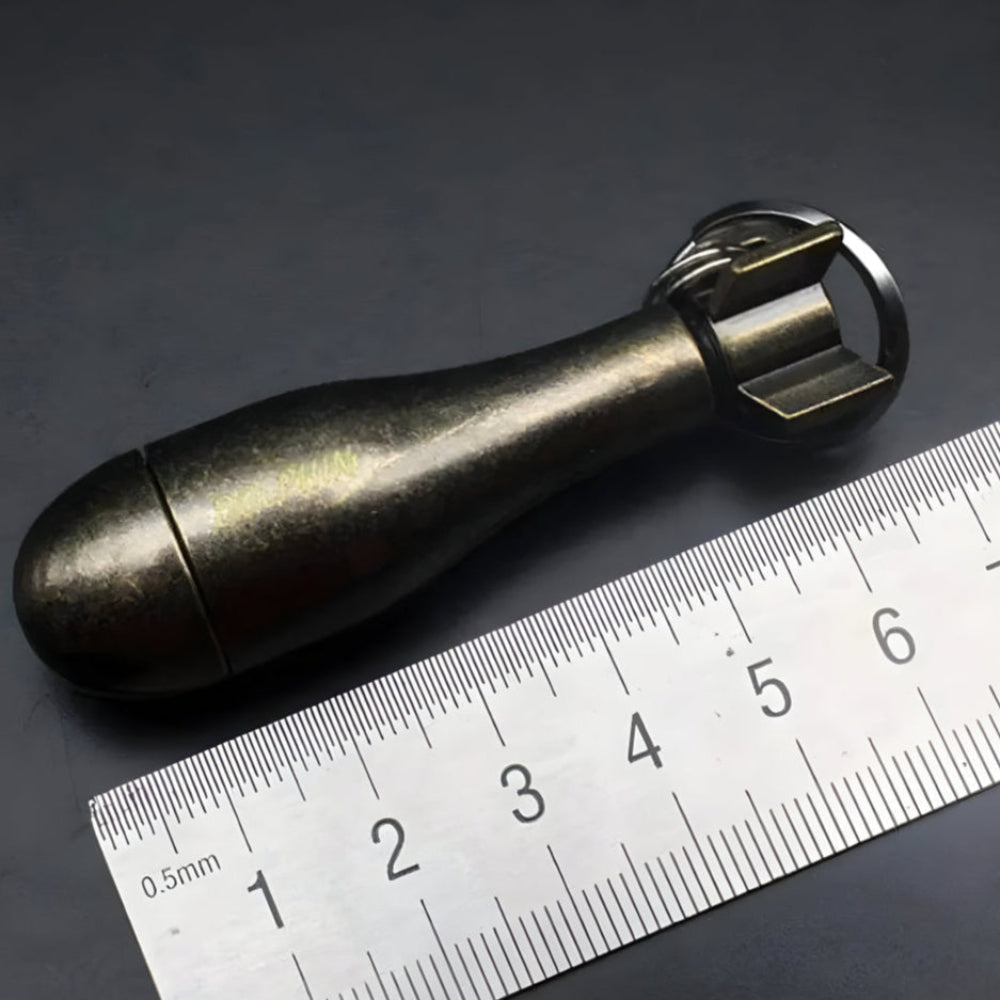 Niki | Waterproof Flint Lighter Keychain for Survival