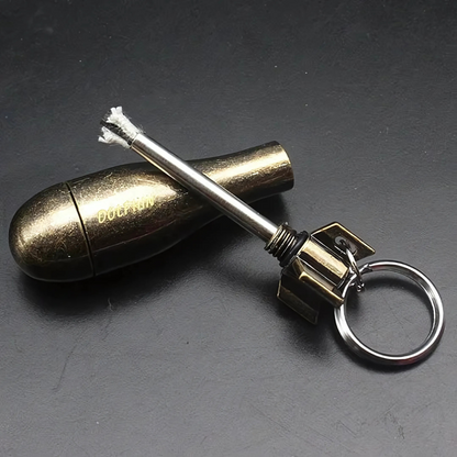 Niki | Waterproof Flint Lighter Keychain for Survival