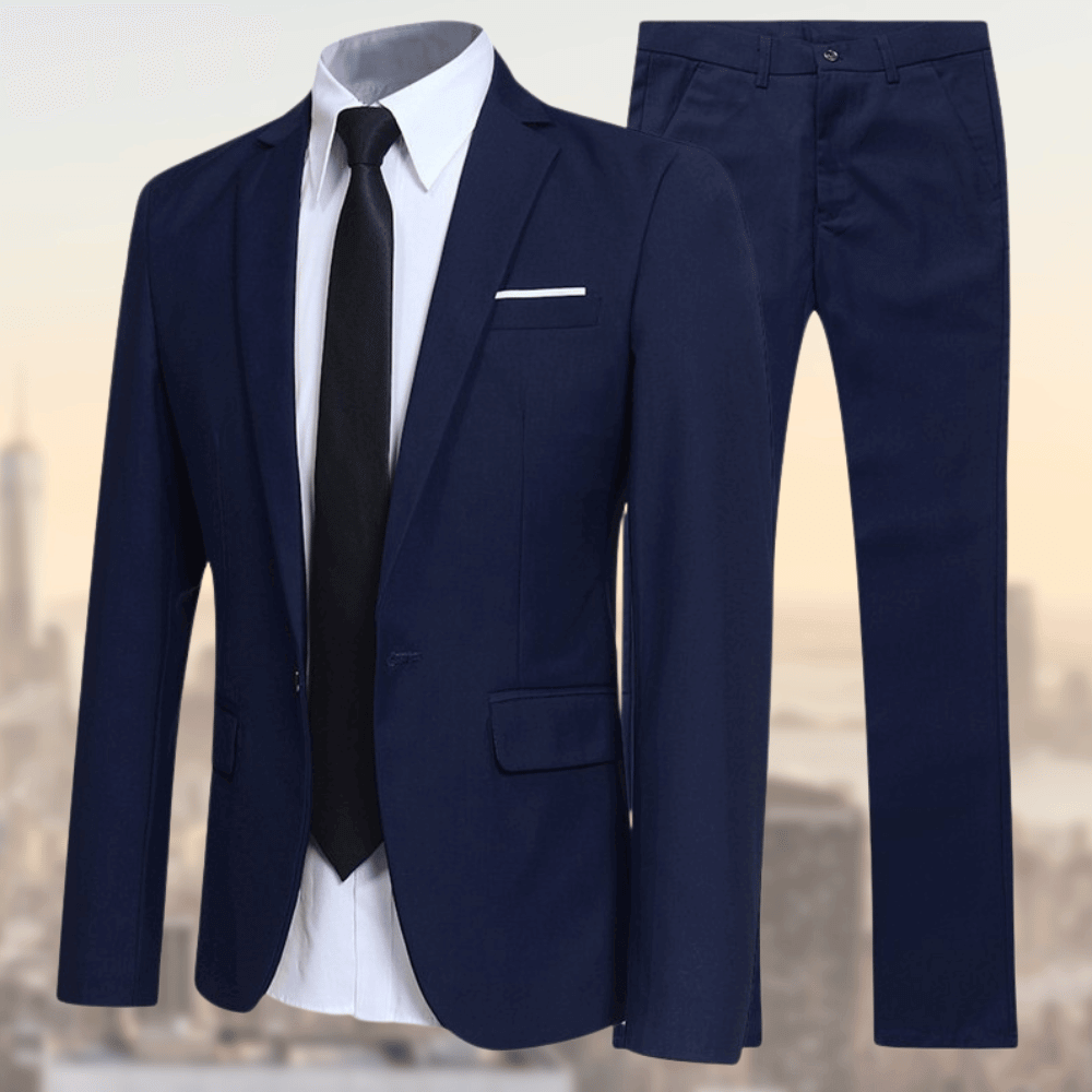 Sharp Slim Fit Suit Ensemble