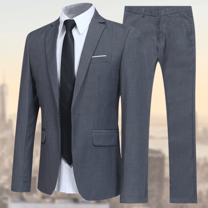 Sharp Slim Fit Suit Ensemble