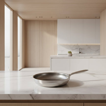 Niki | Hammered titanium frying pan, induction safe, naturally non-stick