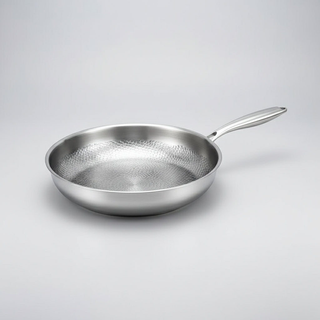 Niki | Hammered titanium frying pan, induction safe, naturally non-stick