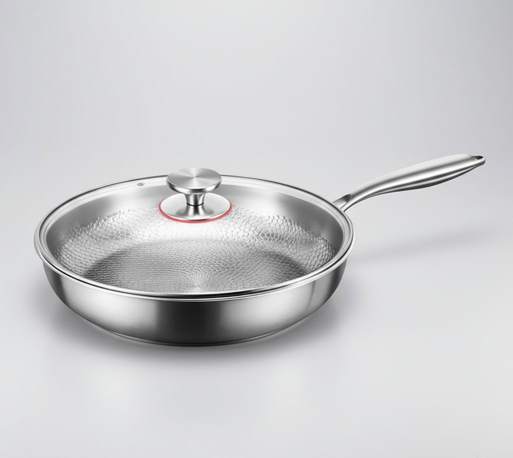 Niki | Hammered titanium frying pan, induction safe, naturally non-stick