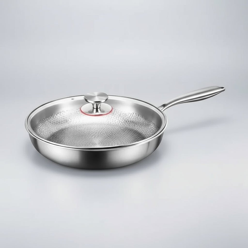 Niki | Hammered titanium frying pan, induction safe, naturally non-stick