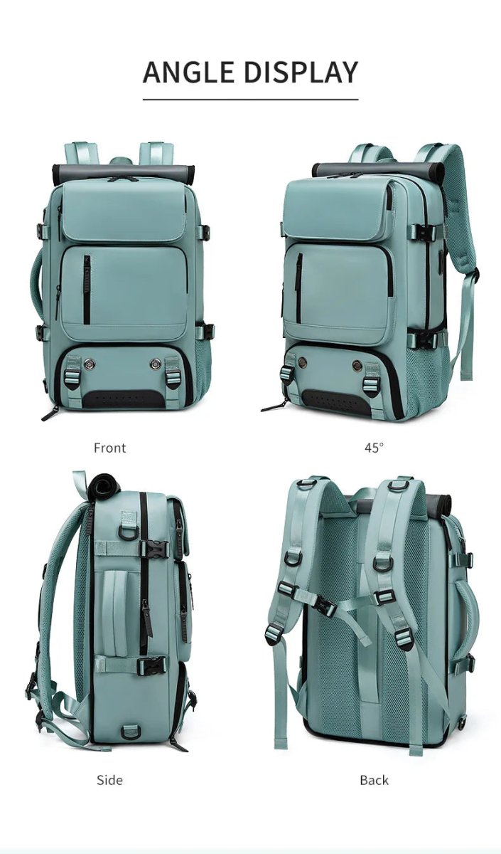 Niki | TRAVELMAX Pack – Waterproof Travel Backpack with USB Port, Shoe Compartment & Anti-Theft Pocket