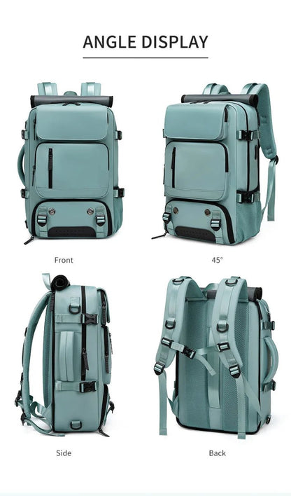 Niki | TRAVELMAX Pack – Waterproof Travel Backpack with USB Port, Shoe Compartment & Anti-Theft Pocket