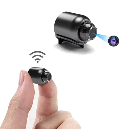 Niki | Ultra-Small WiFi IP Camera | 1080p Full HD | 120° Wide Angle Lens | Infrared Night Vision & Motion Sensor | 2-Way Audio | Worldwide Remote Access