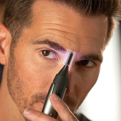 Niki | Ultra-thin Precision Trimmer | Micro-Oscillation Blades | Titanium Stainless Steel Technology | Integrated LED Lighting | Ergonomic Design