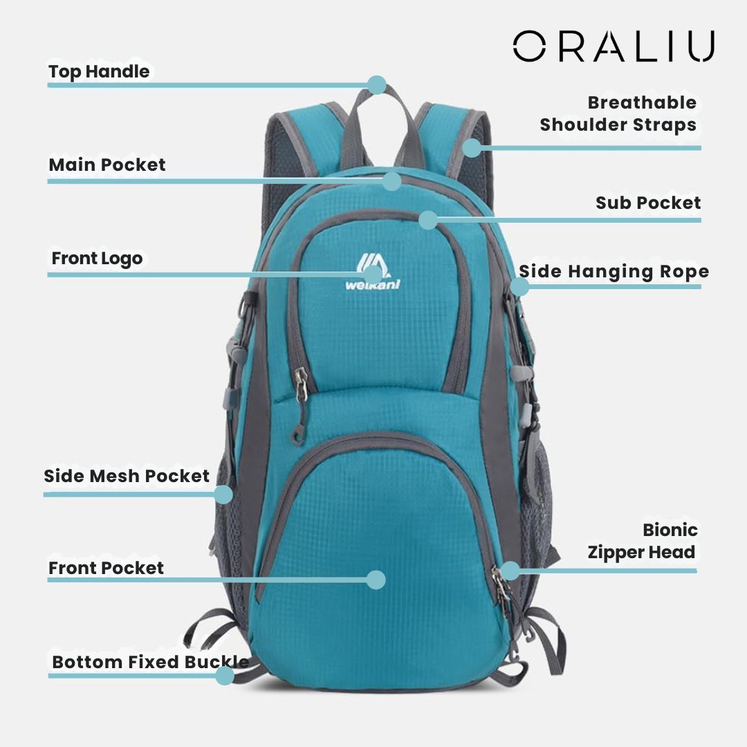 Niki | Ultralight Waterproof Outdoor Backpack – Lightweight Daypack for Hiking, Camping & Travel
