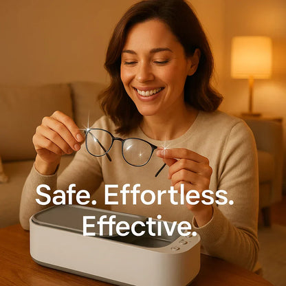 Niki | Sonic Cleaner | For Jewelry, Glasses, Watches & Dentures