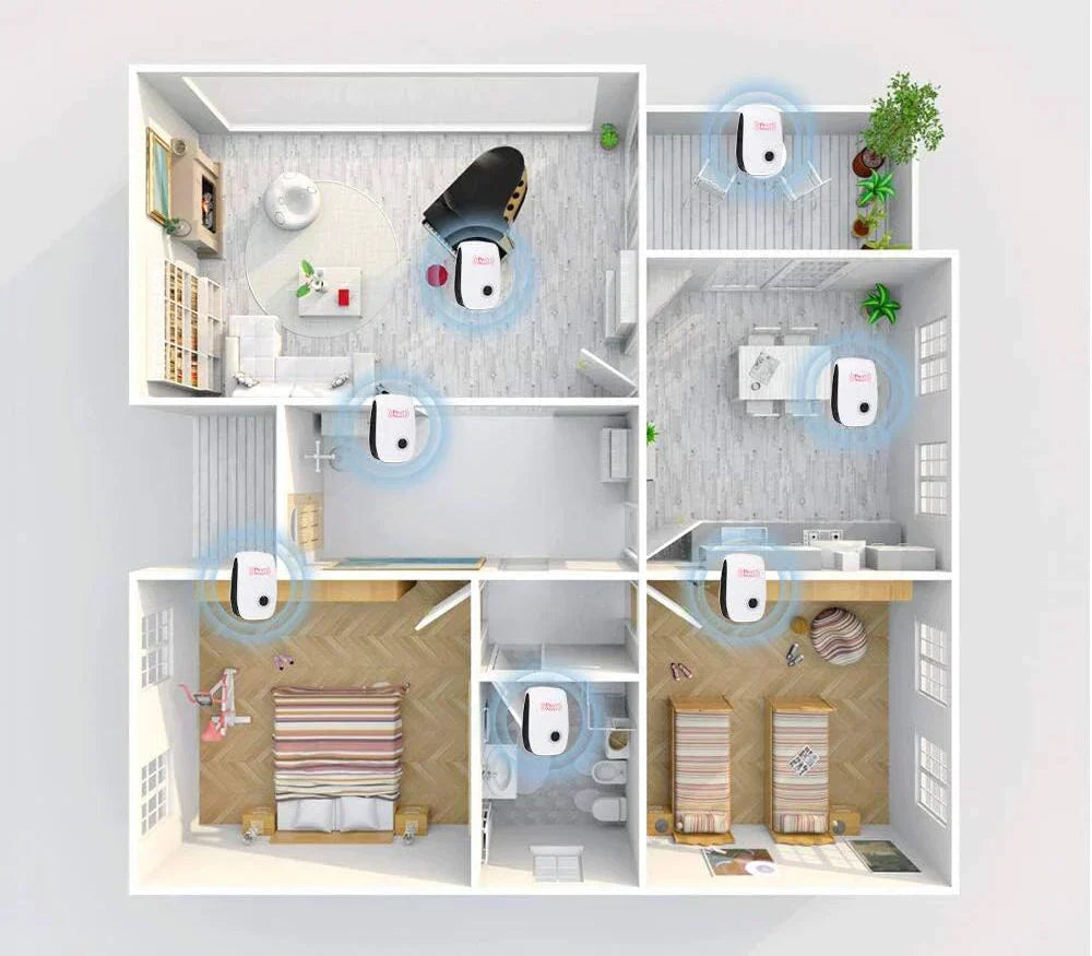 Niki | Ultrasonic Pest Repeller for Indoor & Outdoor Use